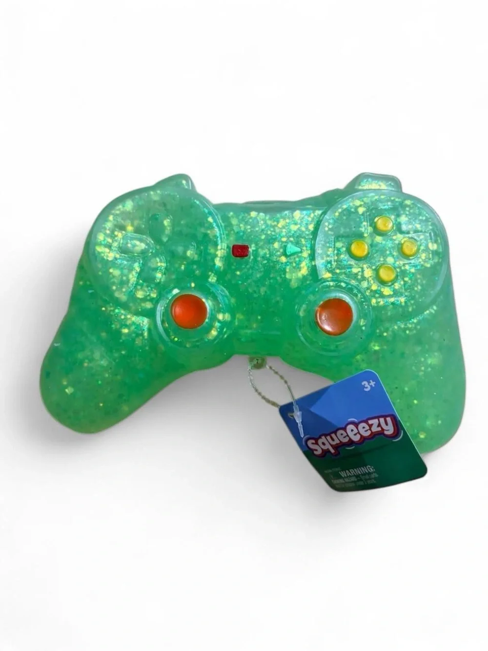 Squeeezy Sugar Squeeze Game Controller – Green Glitter